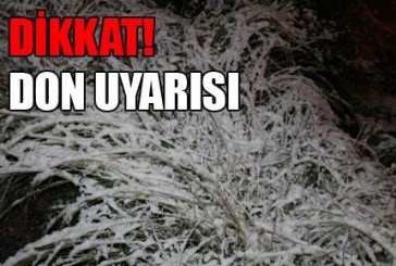 METEOROLOJİ VATANDAŞLARI DON KONUSUNDA UYARDI… İŞTE ÖNLEMLER…