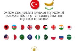 T.C CUMHURBAŞKANLIĞINDAN YENİ “TEŞEKKÜR” PAYLAŞIMI…