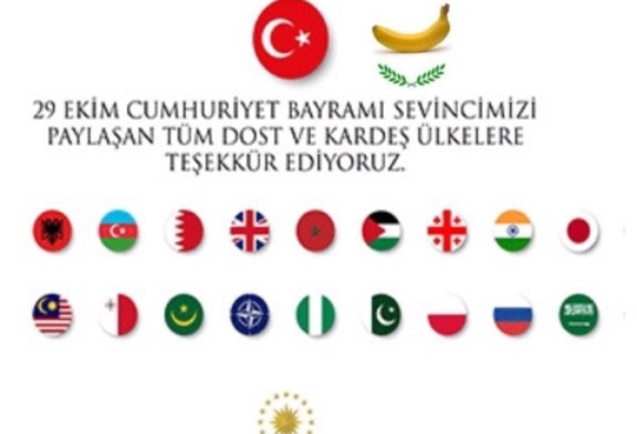 T.C CUMHURBAŞKANLIĞINDAN YENİ “TEŞEKKÜR” PAYLAŞIMI…