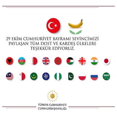 T.C CUMHURBAŞKANLIĞINDAN YENİ “TEŞEKKÜR” PAYLAŞIMI…